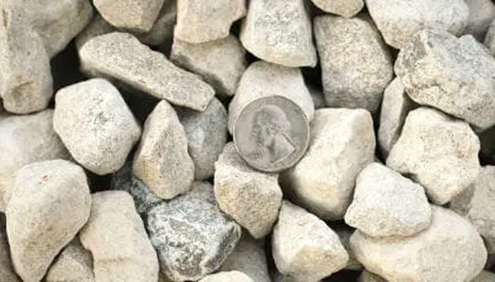 3/4" Crushed Limestone Rock, 57 Stone