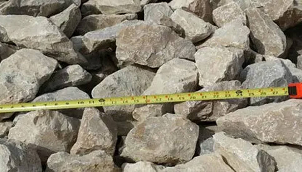 Gabion Rock - 4" X 8" crushed limestone